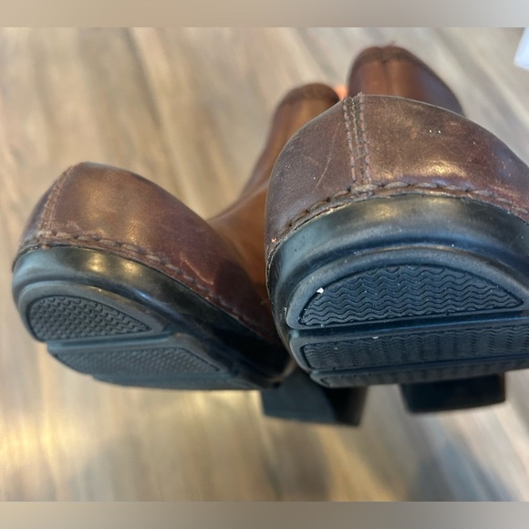 Womens Dansko Scout Brown Leather Ankle Zip Bootie Boots Size 40 Workwear Boho - Picture 16 of 16